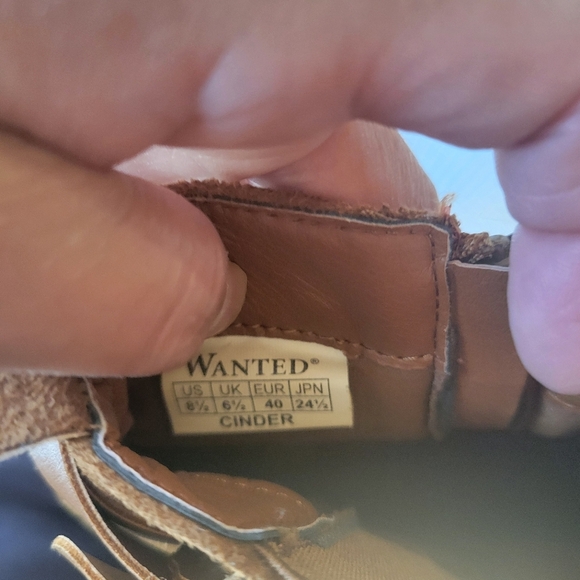 Wanted Brown Heeled Boots with Buckle - Picture 9 of 9